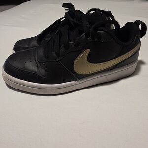 Nike Black and Gold Athletic Shoes